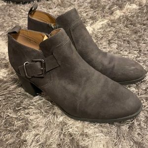 Franco Sarto Dark Gray booties